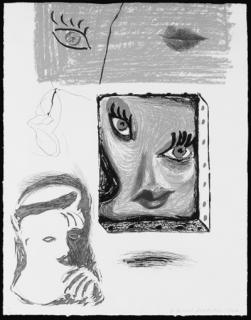 David Hockney - Image of Celia, Study
