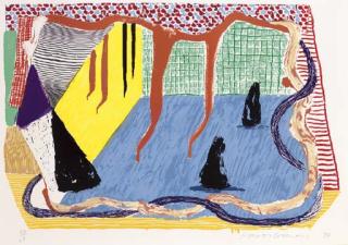 David Hockney - Ink in the Room (Gemini 1602)
