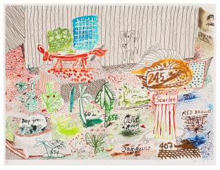 David Hockney - Ink Test, 19th to 21st March