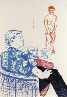 David Hockney - Joe with David Harte (Tyler Graphics 8)