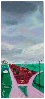 David Hockney - Less Trees Near Warter