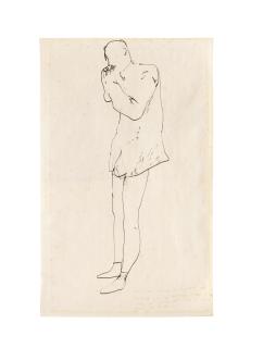 David Hockney - Michael Having a Cigarette