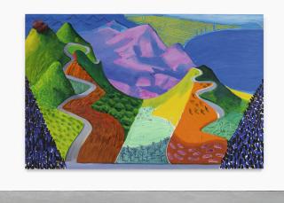David Hockney - Pacific Coast Highway And Santa Monica