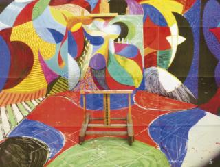 David Hockney - Painted Environment I (M.C.A.T. 351)