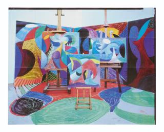 David Hockney - Painted Environment II