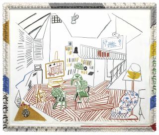 David Hockney - Pembroke Studio Interior, From Moving Focus