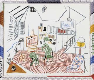 David Hockney - Pembroke Studio Interior (Tyler 277)