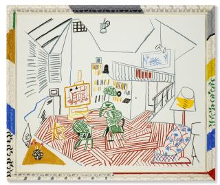 David Hockney - Pembroke Studio Interior