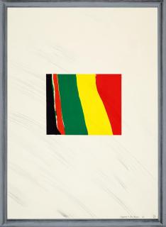 David Hockney - Picture of a pointless abstraction framed under