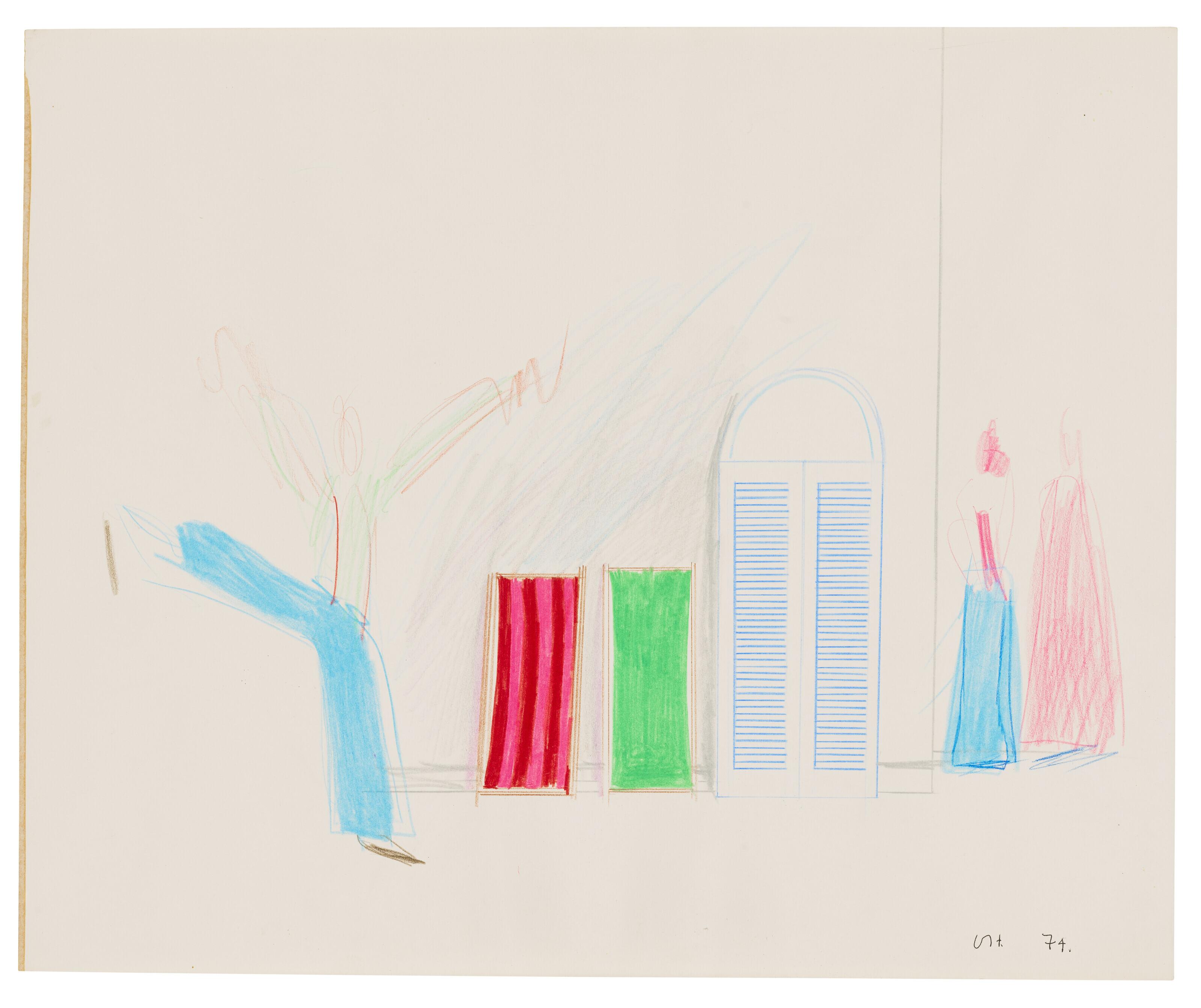 David Hockney - Poolside