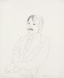 David Hockney - Portrait of Michael Chow
