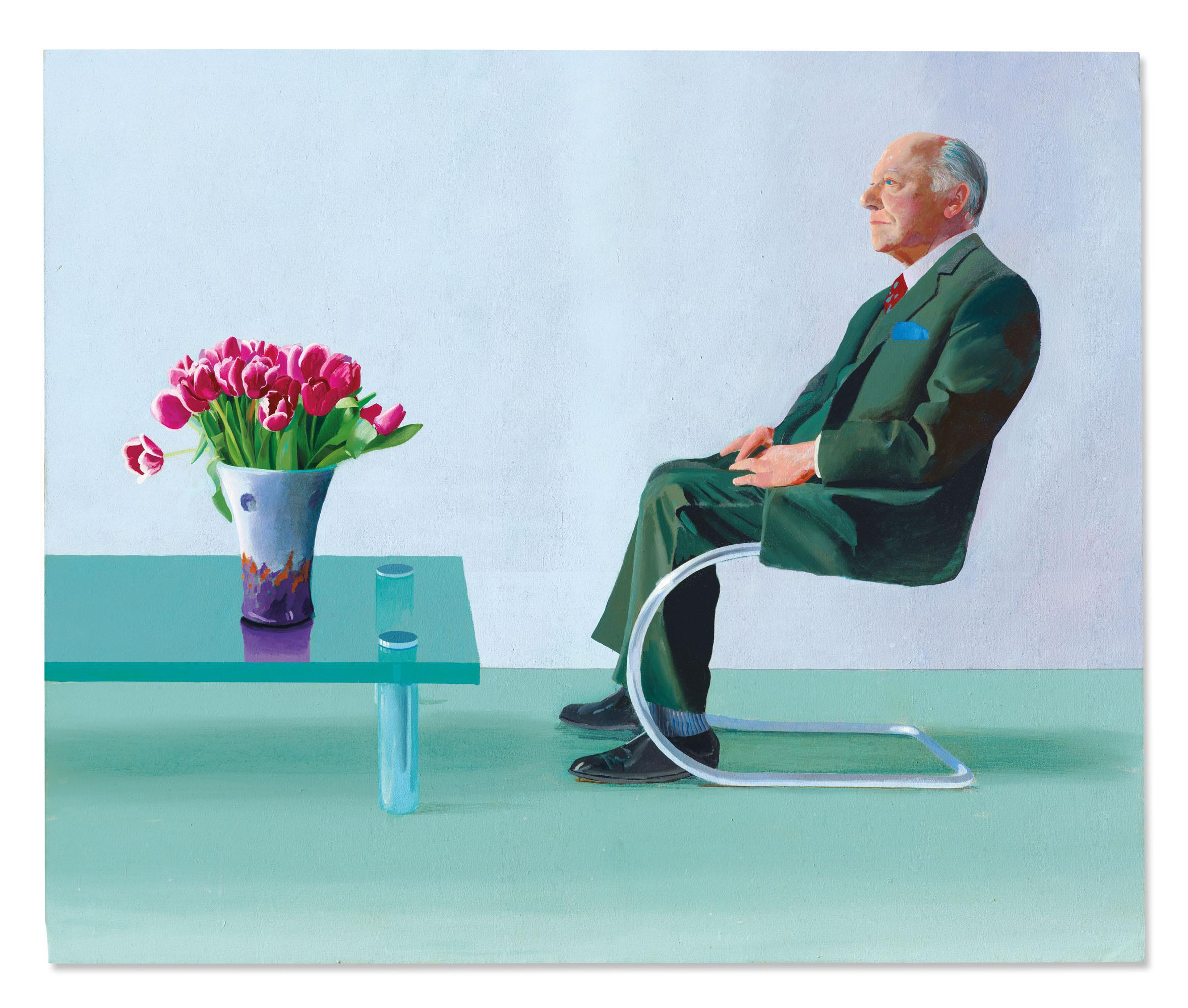 David Hockney - Portrait of Sir David Webster