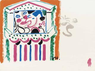 David Hockney - Punch and Judy, IV