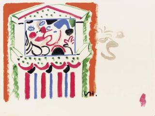 David Hockney - Punch And Judy, Iv