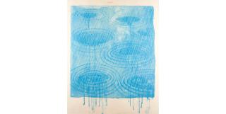 David Hockney - Rain, from The Weather Series