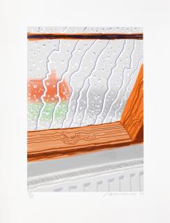 David Hockney - Rain on the Studio Window
