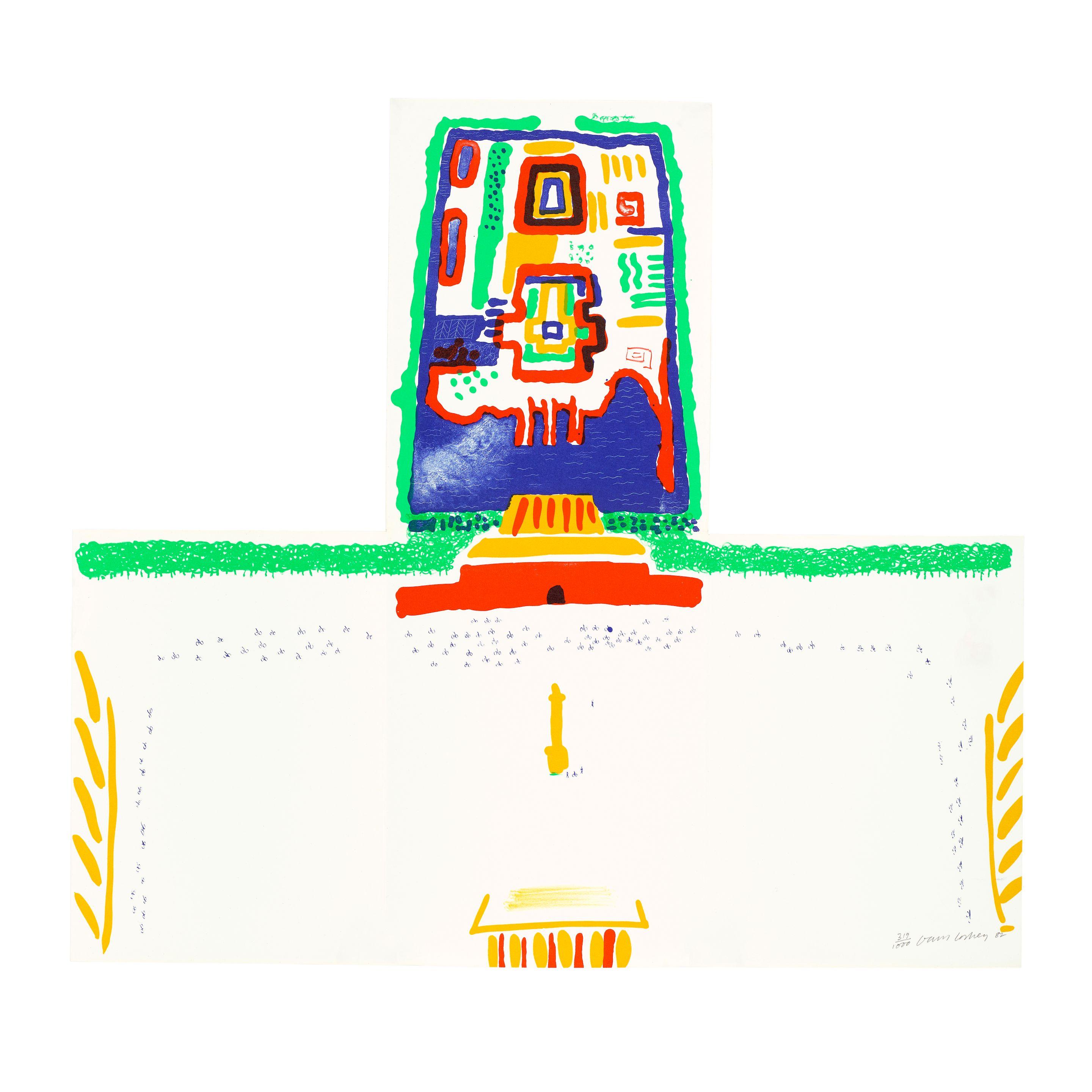 David Hockney - Red Square and the Forbidden City