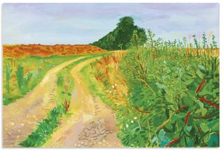 David Hockney - Rudston to Sledmere, August