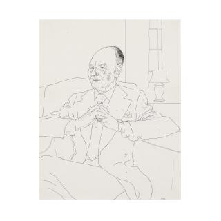 David Hockney - Sir John Gielgud