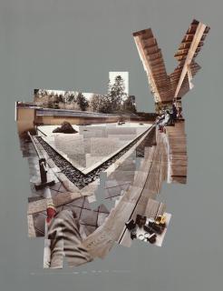 David Hockney - Sitting in the Zen Garden at the Ryoanji Temple Kyoto