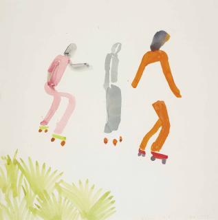 David Hockney - Skaters, L.A.