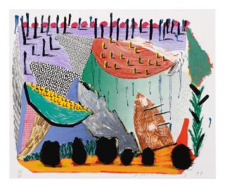 David Hockney - Slow Rise (Museum Of Contemporary Art, Tokyo 342)