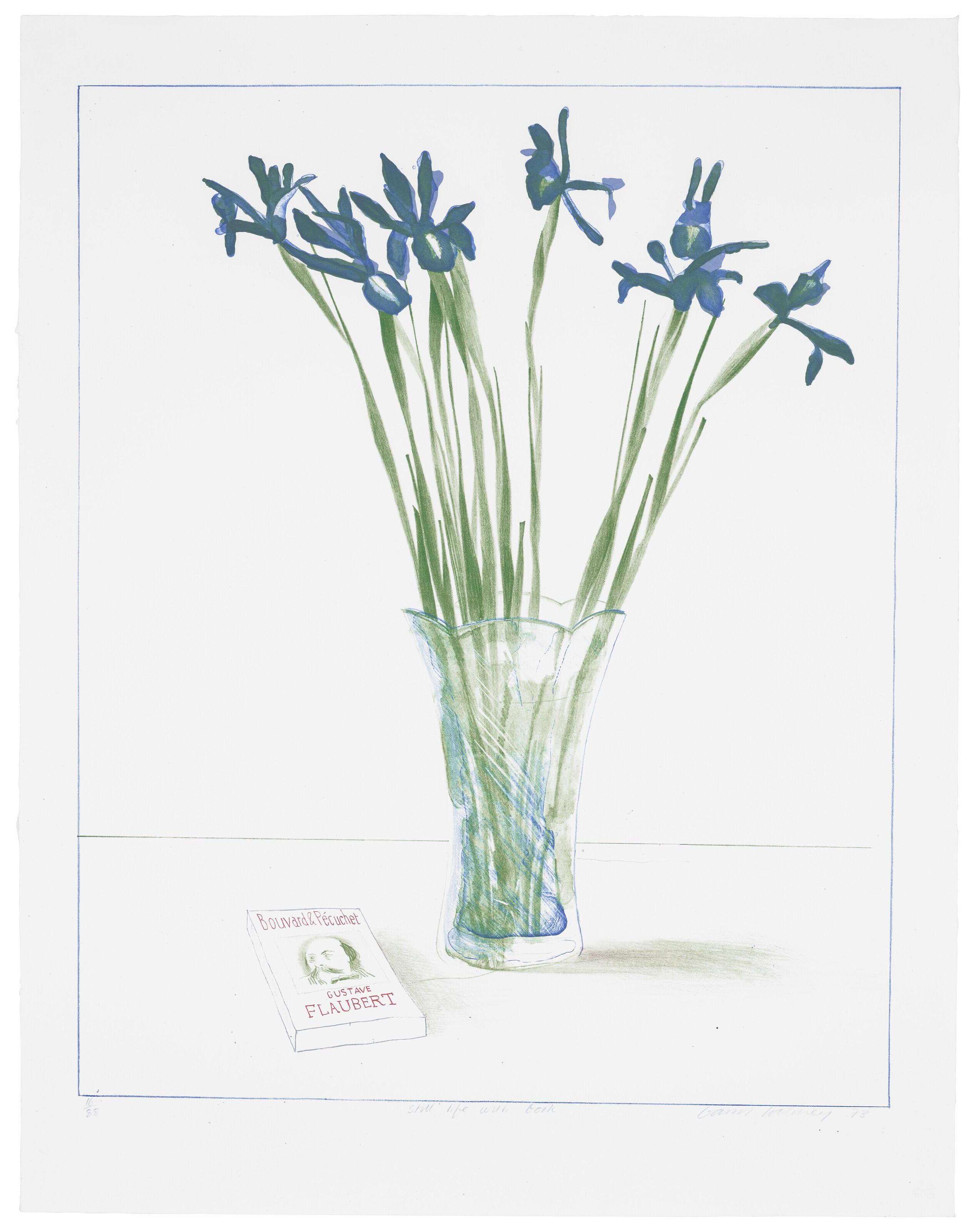 David Hockney - Still Life with Book