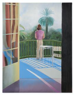 David Hockney - Sur la Terrasse