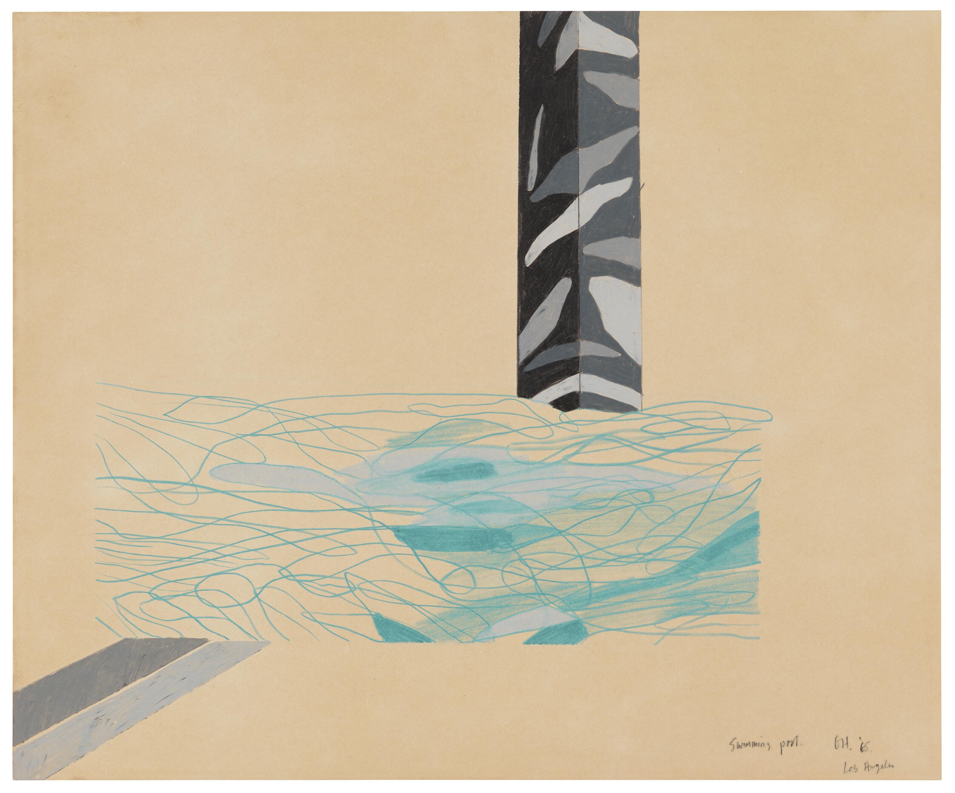 David Hockney - Swimming Pool, Los Angeles