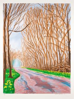 David Hockney - The Arrival Of Spring In Woldgate, East Yorkshire In 2011 - 1 April