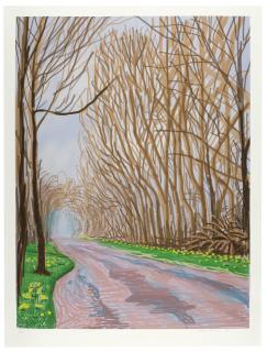 David Hockney - The Arrival Of Spring In Woldgate, East Yorkshire In 2011 (Twenty Eleven) - 1 April, 2011