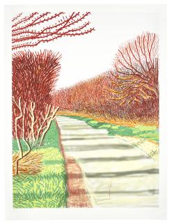David Hockney - The Arrival of Spring in Woldgate, East Yorkshire in 2011 (twenty eleven) - 21 March