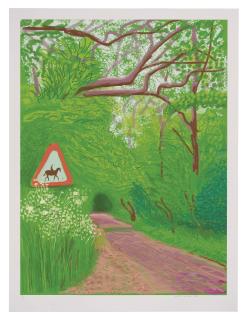 David Hockney - The Arrival of Spring in Woldgate, East Yorkshire in 2011 (twenty eleven) - 30 May 2011