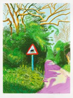 David Hockney - The Arrival Of Spring In Woldgate, East Yorkshire In 2011 (Twenty Eleven)- 5 May