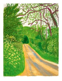 David Hockney - The Arrival Of Spring In Woldgate, East Yorkshire In 2011