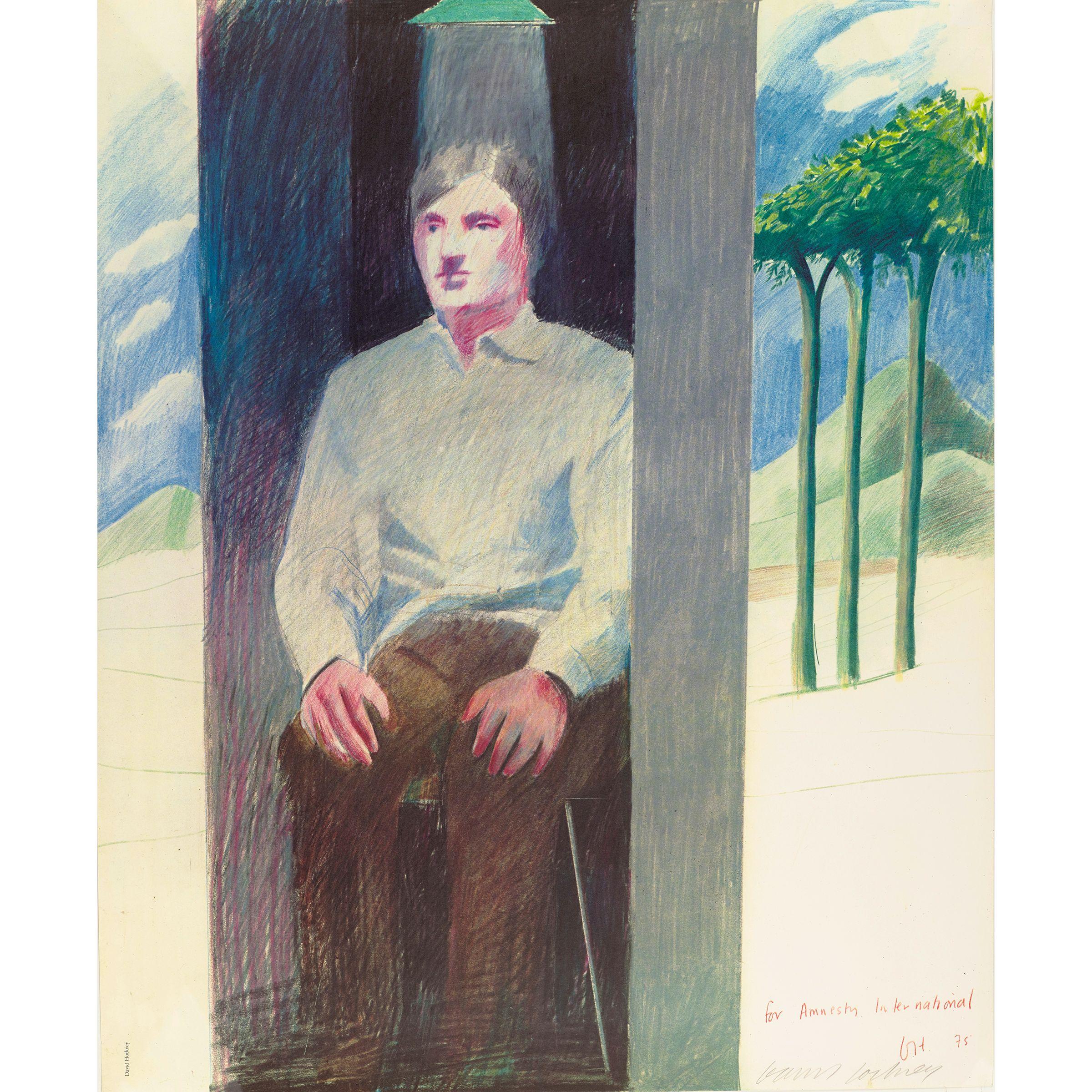 David Hockney - The Prisoner, for Amnesty International