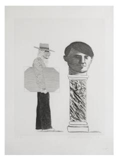 David Hockney - The Student: Homage to Picasso