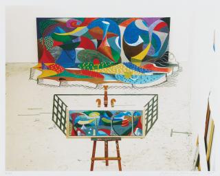David Hockney - The studio March 28th 1995.