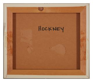 David Hockney - Tidied Up Beach, Viareggio, August 1973 (from Twenty Photographic Pictures by David Hockney)