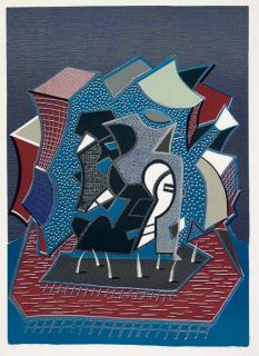 David Hockney - Tres (end of triple) (M.C.A.T. 331)