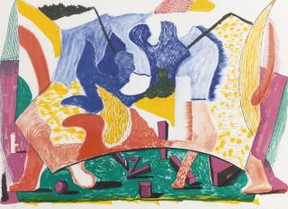 David Hockney - Twelve Fifteen (M.C.A.T. 327)