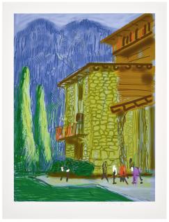 David Hockney - Untitled No. 1, from The Yosemite Suite