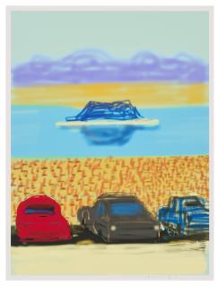 David Hockney - Untitled No. 17, from: The Yosemite Suite