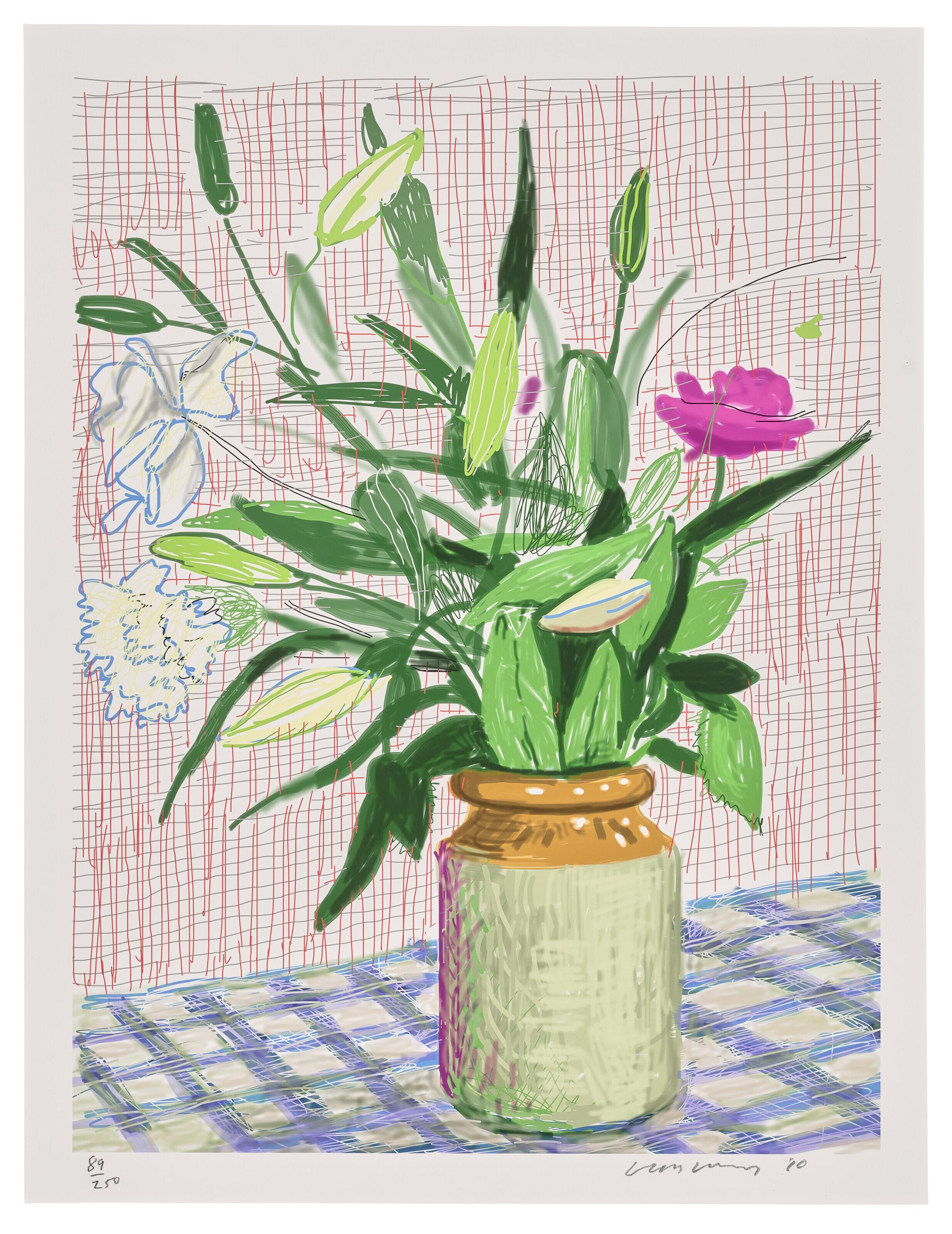 David Hockney - Untitled No. 516, from: A Bigger Book: Art Edition D