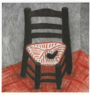 David Hockney - Van Gogh Chair (Cristea Recent Etchings 1)