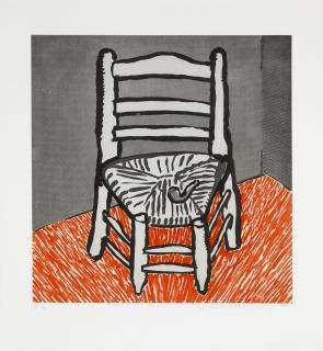 David Hockney - Van Gogh Chair (White)