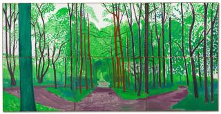 David Hockney - Woldgate Woods II, 16 & 17 May, 2006