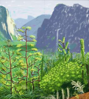 David Hockney - Yosemite I, October 16, 2011