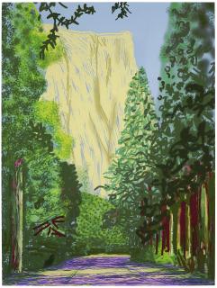 David Hockney - Yosemite II, October 16th 2011