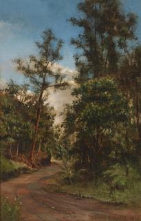 David Howard Hitchcock - Lush Country Lane